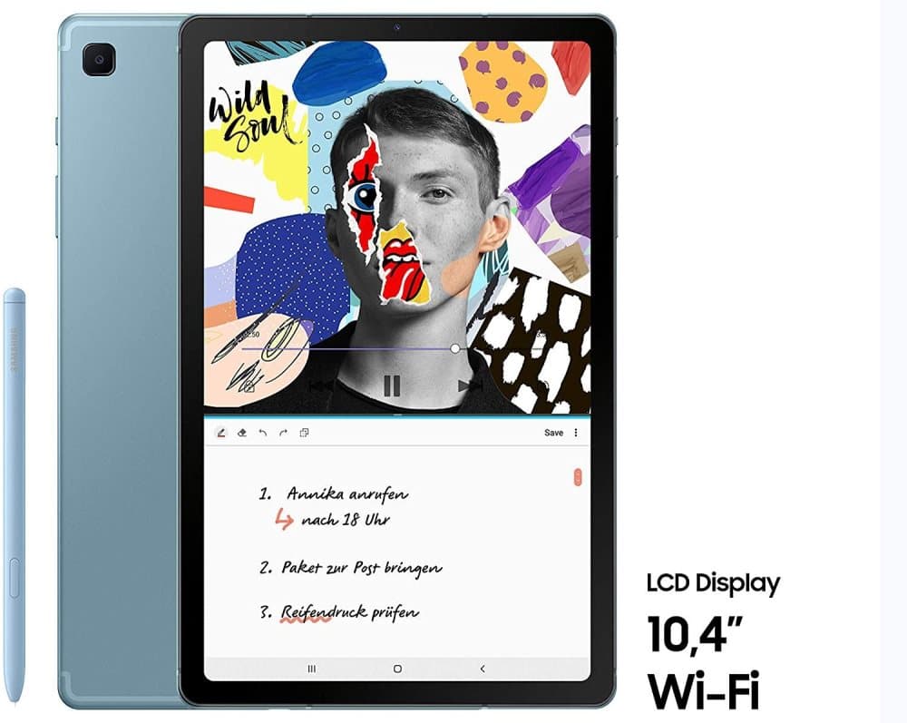 Samsung Galaxy Tab S6 lite 4+64GB WIFI angora blue DE - SM-P610NZBADBT