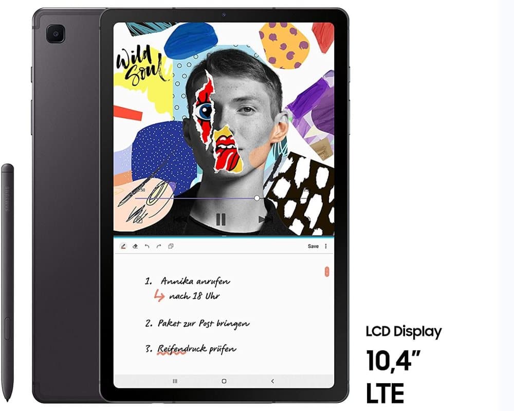 Samsung Galaxy Tab S6 lite 4+64GB 4G oxford gray DE - SM-P615NZAADBT
