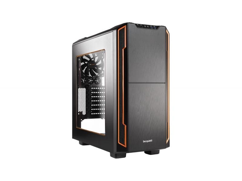BeQuiet PC- Gehäuse Silent Base 600 mit Fenster Orange BGW05