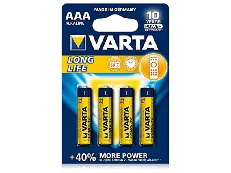 Batterie Varta Alkaline Micro AAA Longlife Blister (4-Pack) 04103 110 414