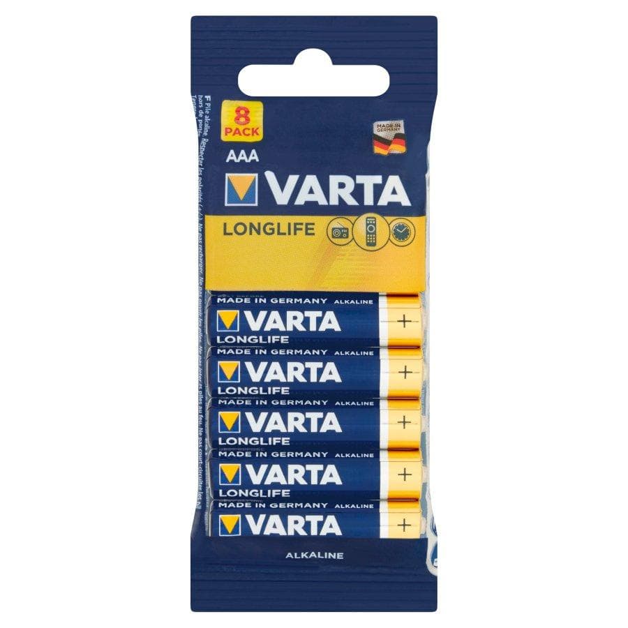 Varta Batterie Alkaline Micro AAA Longlife (8-Pack) 04103 101 328