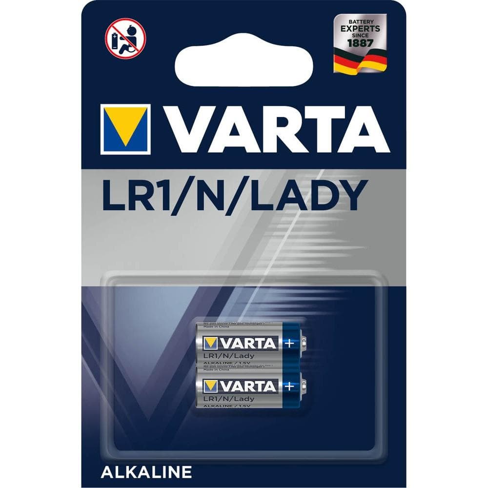 Varta Batterie Alkaline 4001 LR1/Lady Blister (2-Pack) 04001 101 402