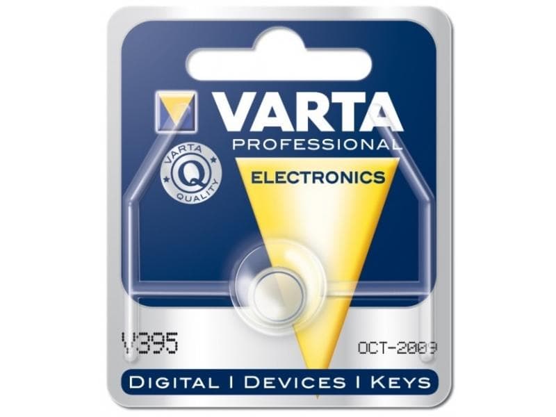 Varta Batterie Silver Oxide Knopfzelle 395 Blister (1-Pack) 00395 101 401
