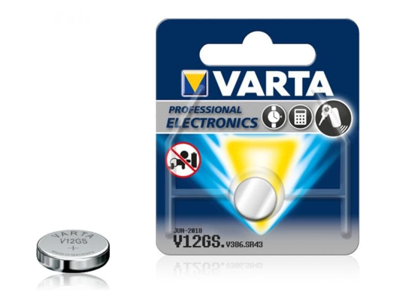 Varta Batterie Knopfzelle V12GS/386 1.6V Blister (1-Pack ) 04178 101 401