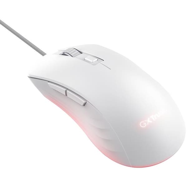 TRUST Gamingmus Ybar+ GXT 924 - Vit
