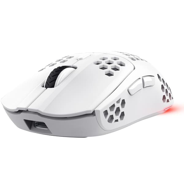 TRUST Gamingmus GXT 929 Helox Lättvikts - Vit