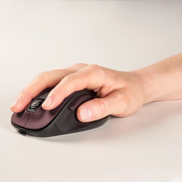 Hama Trådlös Mus Med Rechargeable Batteri - Burgundy