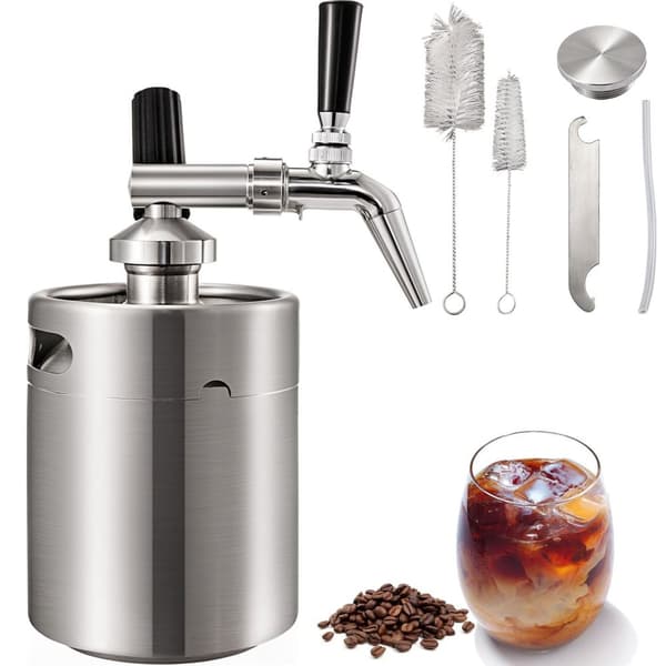 2L portabel kallbryggt kaffemaskin med kran, stor kapacitet, lätt att använda och ren, bred applikation