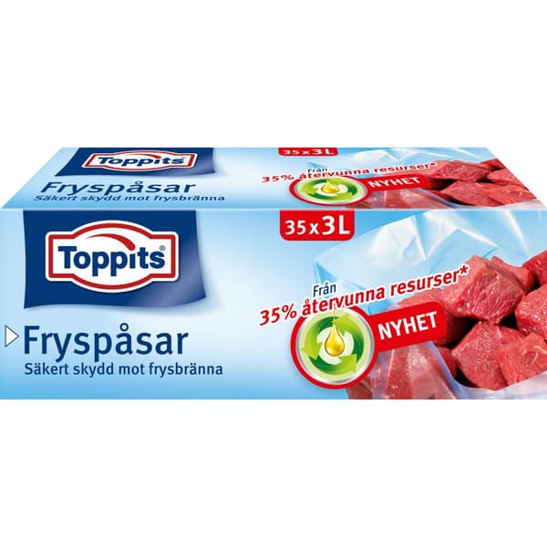 Fryseposer 3L 35 stk (Merk 9 stk DFP)