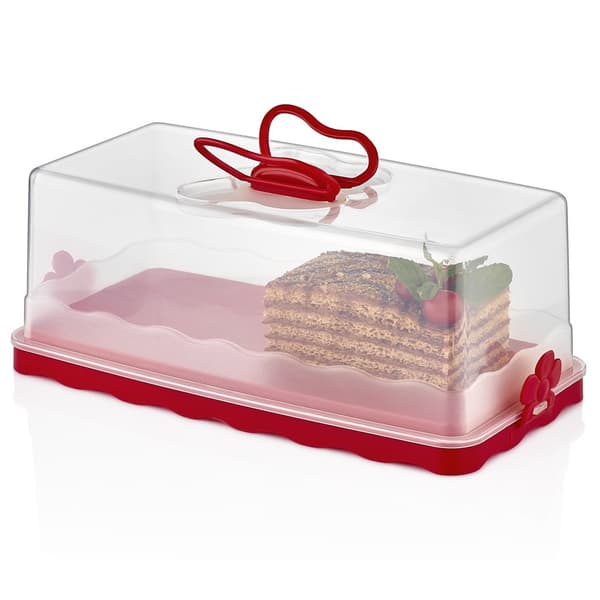 Herzberg Baton Cake Dome Rød