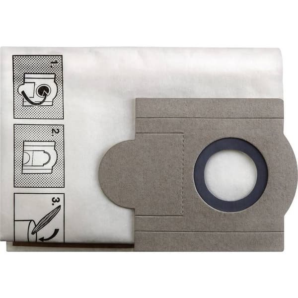 Fein 3 13 22 757 01 6 Dammsugarpåse filter Set 5 st 5 st