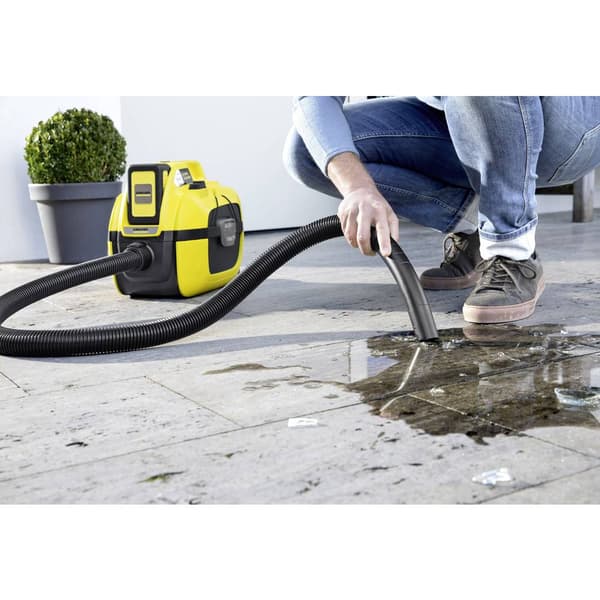 Kärcher Home & Garden WD 1 Compact Battery 1.198-301.0 Grovdammsugare 230 W 7 l inkl. 1 batteri