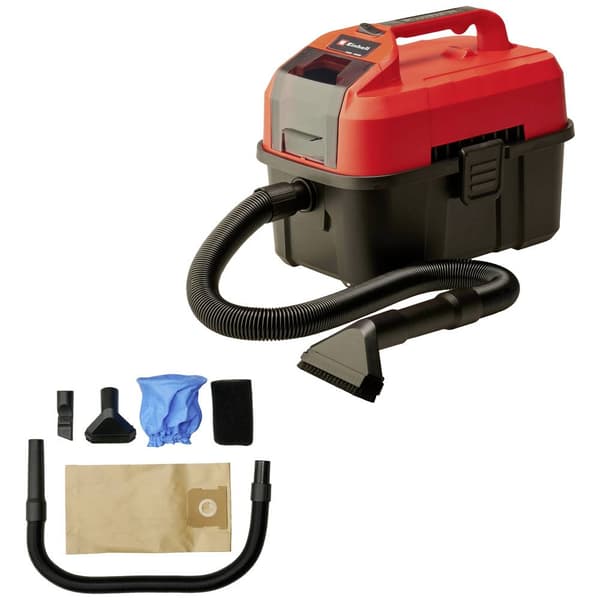 Einhell TE-VC 18/10 Li-Solo Power X-Change 2347160 Grovdammsugare 10 l Svart, Röd