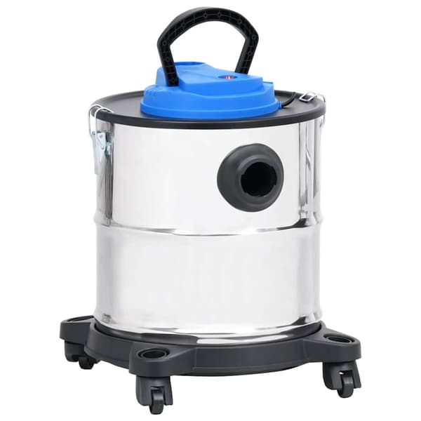 vidaXL Asksug med HEPA-filter 1200 W 20 L rostfritt stål