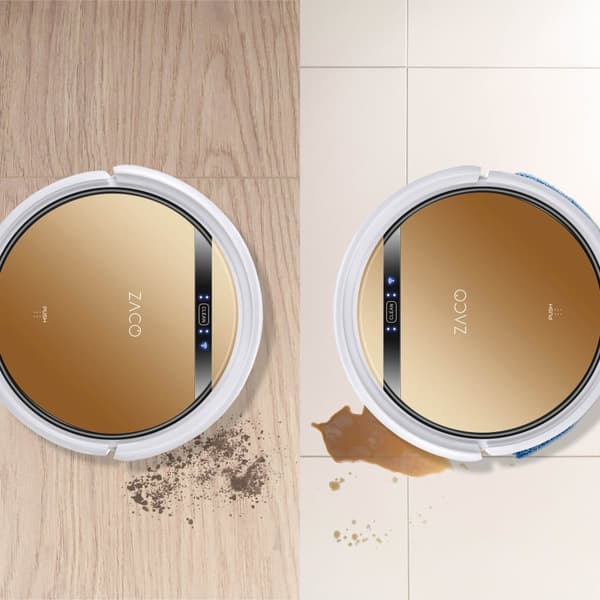 ZACO V5x robotdammsugare med moppfunktion och app, guld