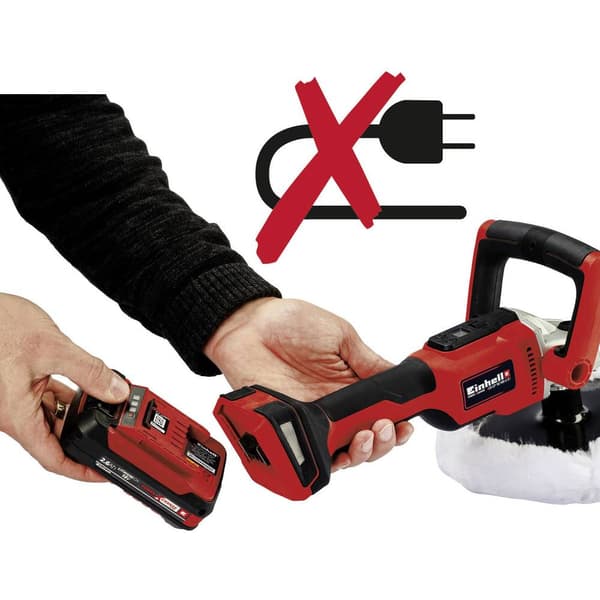 Einhell Power X-Change TE-VC 18 Li + CE-CP 18/180 Handdammsugare sladdlös inkl. batteridriven polermaskin, utan batteri