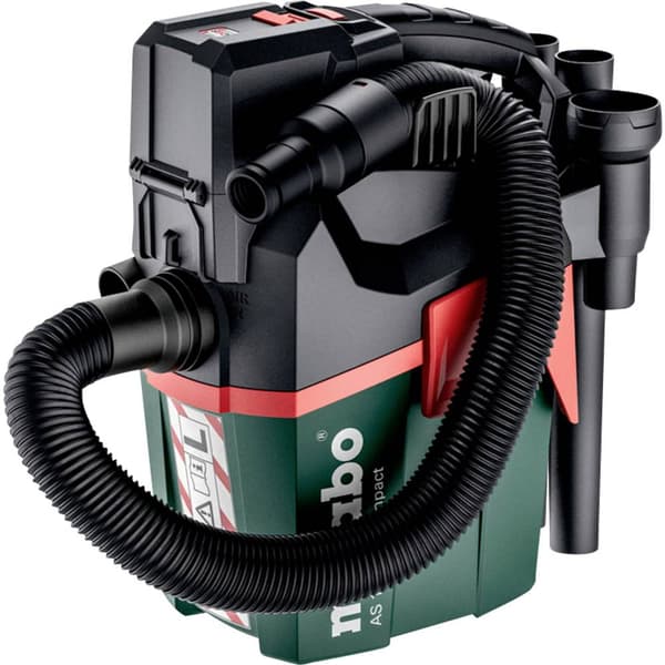 Metabo AS 18 L PC COMPACT 602028850 Grovdammsugare 6 l utan batteri Svart