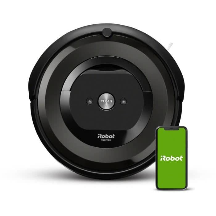 iRobot Roomba e6192 - Robotdammsugare - Fack 0.45L - Litium -iOn -batteri - 2 borstar med flera ytor - iRobot Home