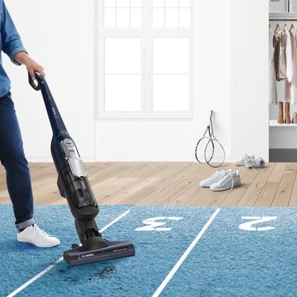BOSCH BCH85N - Athlet laddningsbar stick dammsugare - 20V max Li -on batterier - 900 ml behållare - 2 hastigheter + turbo - Blå
