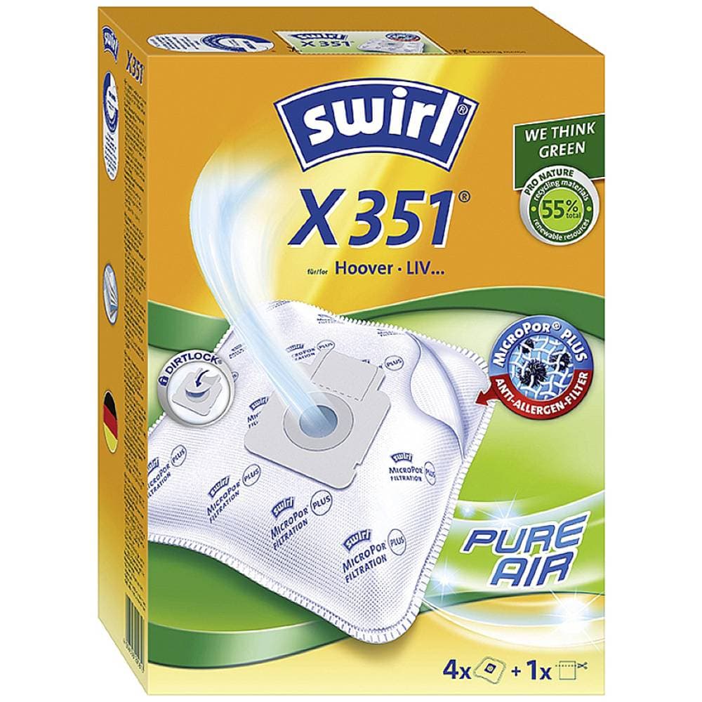 Swirl X 351 Dammsugarpåsar 4 st