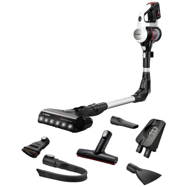 Bosch Haushalt BSS711W BSS711W Handdammsugare sladdlös 18 V Utan påse Svart, Silver, Vit
