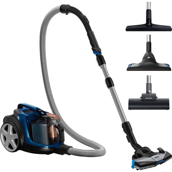 Philips Home FC9745/09 PowerPro Expert Dammsugare Utan påse Svart, Blå