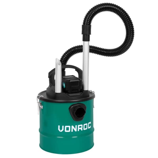 VONROC Batteridriven askdammsugare  20V – 4.0Ah – 12L tank | Inkl. Batteri och snabbladdare