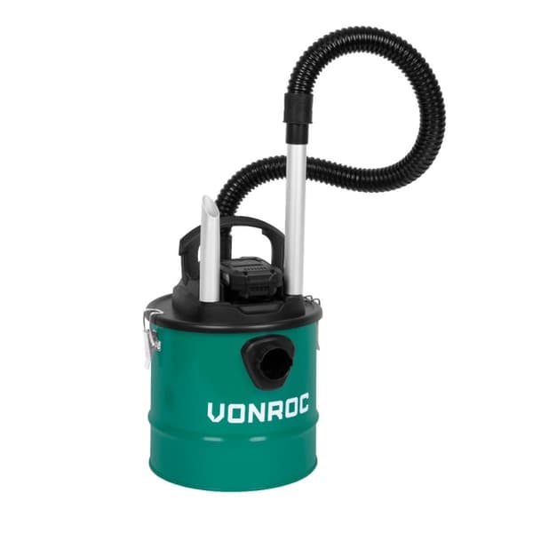 VONROC Batteridriven askdammsugare  20V – 2.0Ah – 12L tank | Inkl. Batteri och snabbladdare