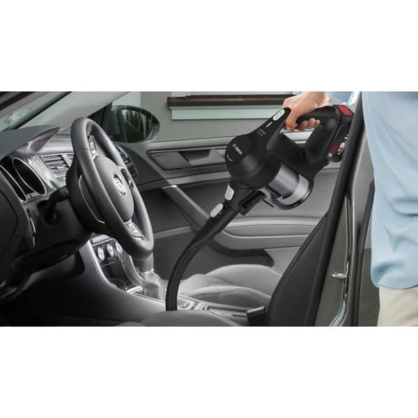 BOSCH BBS611BSC - Sladdlös multifunktions kvastdammsugare - svart - integrerad handdammsugare - 2 hastigheter - 30 min drifttid