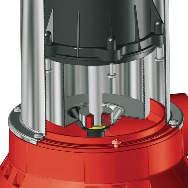 Einhell Avloppspump för smutsvatten GC-DP 1020 N (1000 W, nedsänkning 5 m, kabel 10 m) Levereras med universella adaptrar