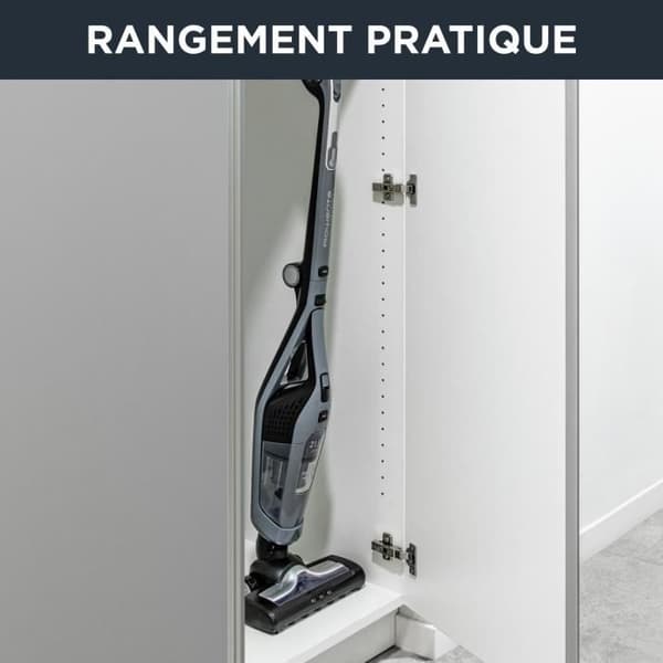 ROWENTA 2in1 sladdlös stickdammsugare, integrerad handdammsugare, autonomi upp till 75 min, lätt, LED-sughuvud RH6756WO
