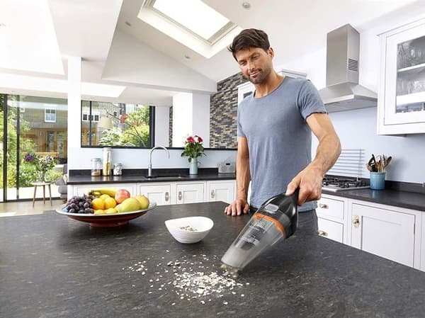 Sladdlös handdammsugare - Black &amp; Decker NCV115JL-QW - Uppladdningsbara batterier - 3,6V