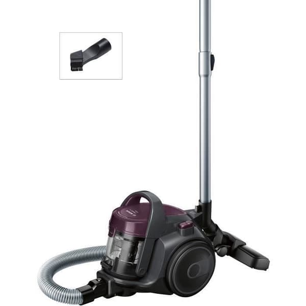 BOSCH påslös dammsugare GS05 Cleann'n - (h)epa - 9m - 1,5L - Kraftfull, kompakt och lätt Grå