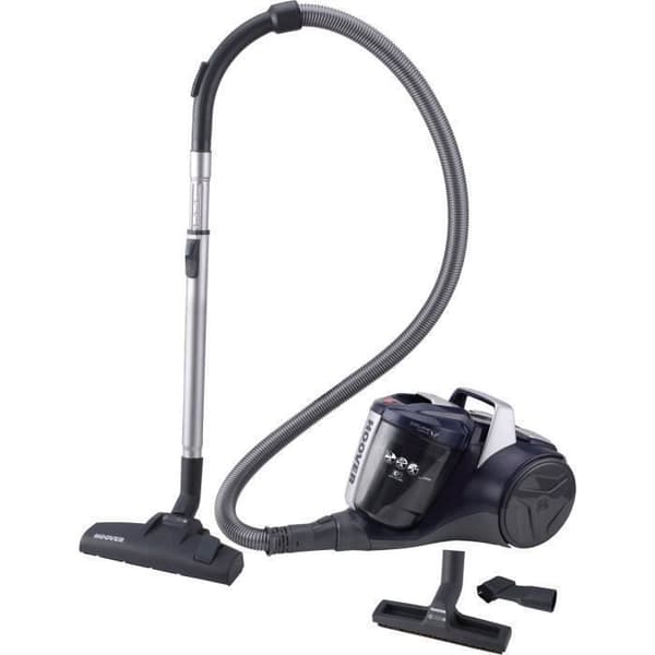 HOOVER BR71_BR20 Kraftfull påslös kanisterdammsugare 700W Stor kapacitet 2L Cyclonic Technology Hårda golv och mattor + dammsugare