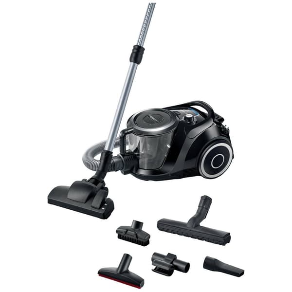 Bosch Haushalt Bagless Sauger Dammsugare utan påse Svart