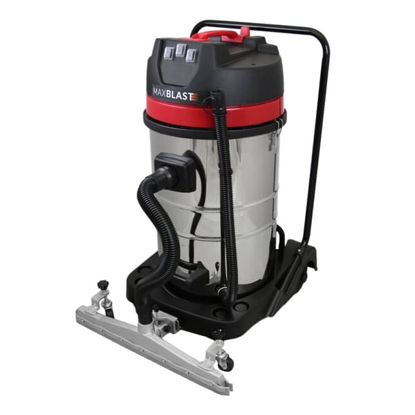 MAXBLAST Industriell Våt & Torr Dammsugare 80L Rengöringsmedel Krafull Våt- och Torrdammsugare & Tillbehör Luftflöde: 106 L/S 3000 W Kommersiell