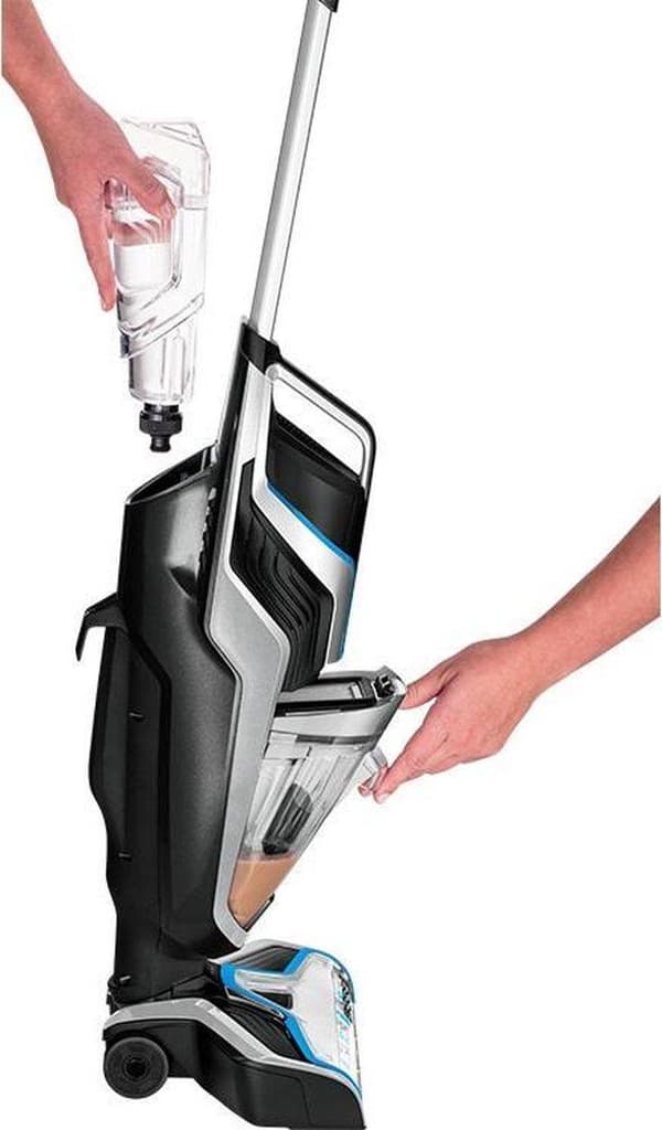 Bissell CrossWave Pet Pro Poseløs 2225N Sort, Blå, Sølv 0,62 L 560 W