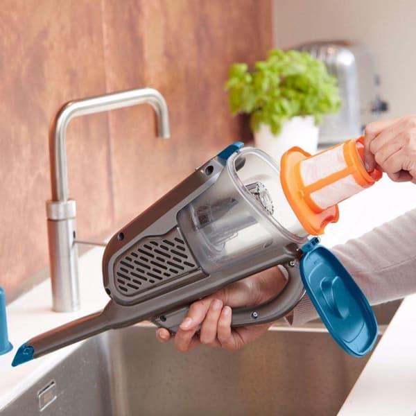 BLACK+DECKER BHHV320J - Kädessä pidettävä varas - sininen, titaani