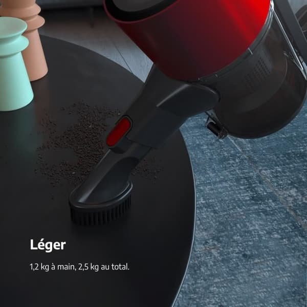 BEKO VRT50121VR Multifunktion Trådlös kvast Vacuum Cleaner - 21.6V - 45min Autonomi - Cyklonisk teknik - Bakgrundsborste