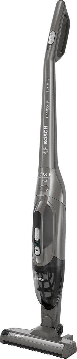 Bosch Serie 2 BBHF214G stickvakuum/elektrisk kvast Påslös Grå Grå