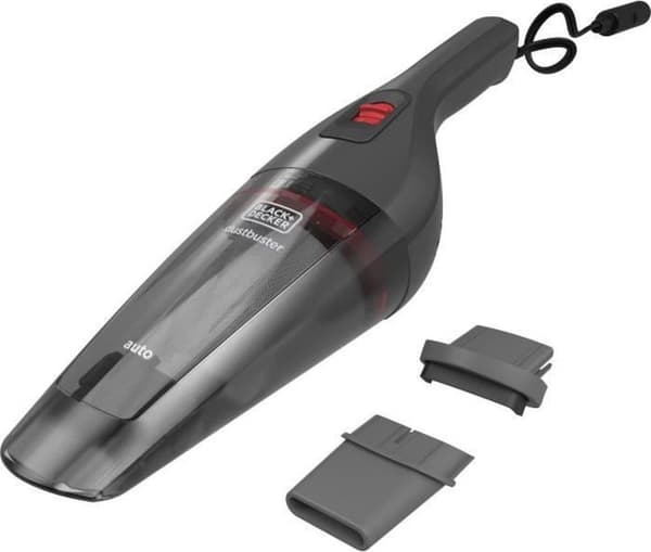 Black & Decker NVB12AV kädessä pidettävä pölynimuri, pussiton harmaa