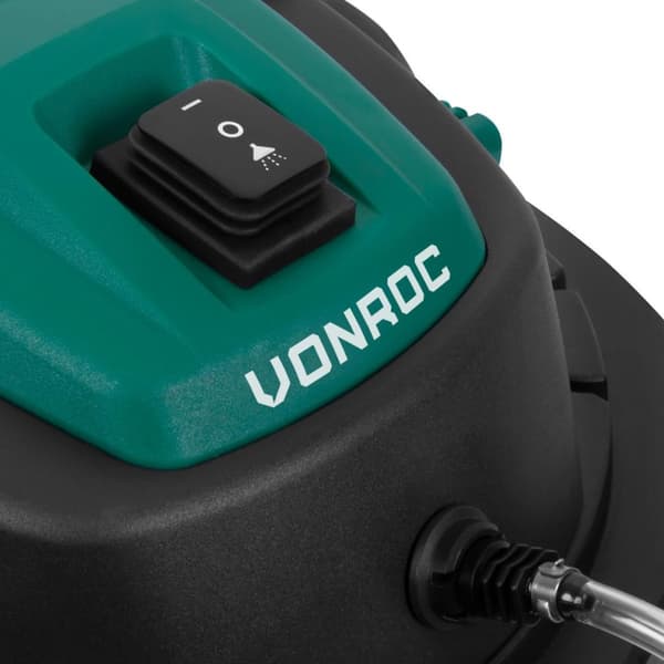VONROC Mattrengörare/Dammsugare | 1400W, 4-i-1 Funktion för Mattor & Mer | Inkl. Rengöringsmedel & Tillbehör