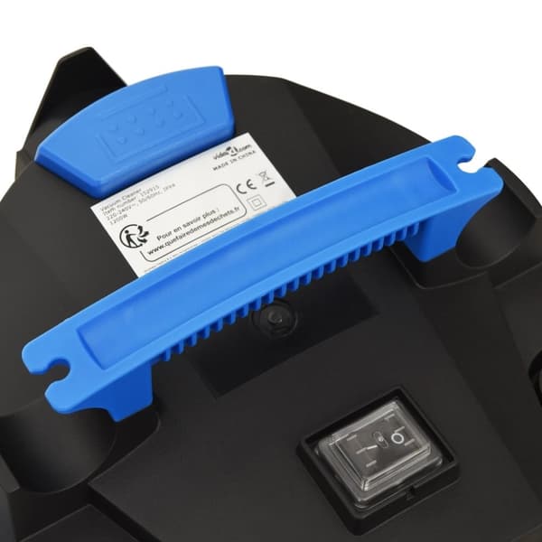 vidaXL Våt-/tørrstøvsuger 1200 W 20 L sølv