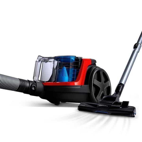 Philips FC9330/09 PowerPro kompakt poseløs støvsuger 900W sort/rød