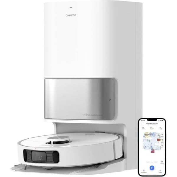 Dreame L10s Ultra Robot Vacuum Cleaner med en självrengöringsbas (dammande tömning, automatisk rengöring) AI -detekteringshinder