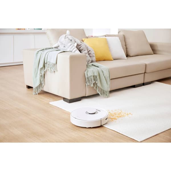 Roborock Q7 Max White Vacuum Cleaner Sug- och golvtvättrobot Vit Kompatibel med Amazon Alexa, kompatibel med Google Hom