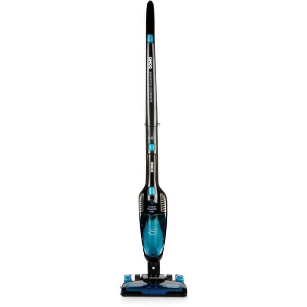 DOMO DO228SV - 2-i-1 sladdlös stickdammsugare - 2 hastigheter - Cyklonsystem - Autonomi 40min - Wet Clean-system