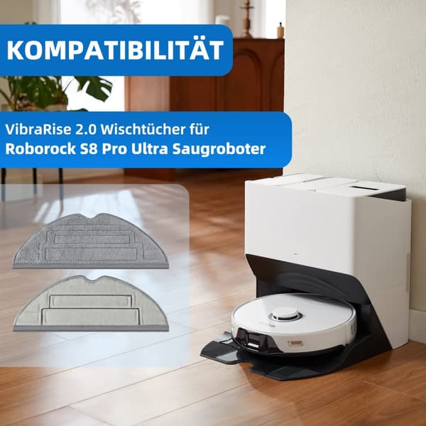 INF Moppeklude til Xiaomi Roborock S8/S8+ 6-pak