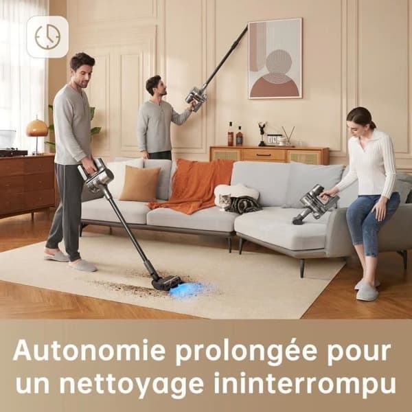 New Dreame R20 - Wireless Broom Vacuum Cleaner - Power 190AW - 90min Autonomy - Dirt Detection - LED Display