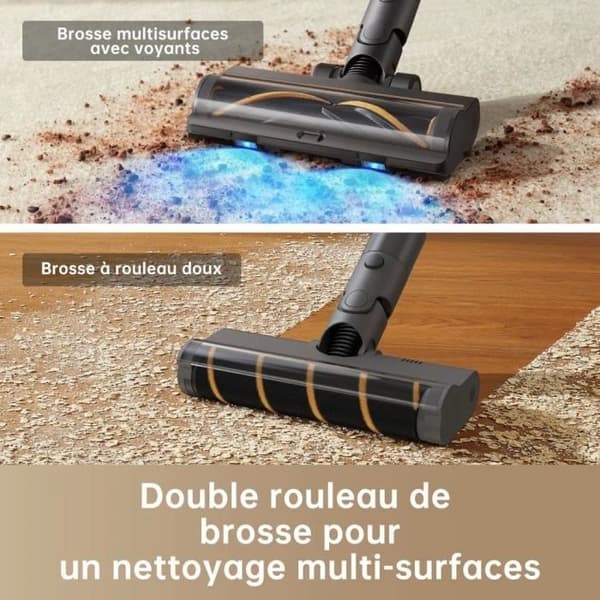 New Dreame R20 - Wireless Broom Vacuum Cleaner - Power 190AW - 90min Autonomy - Dirt Detection - LED Display